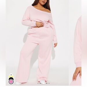 Fashion Nova Pink Lounge Set